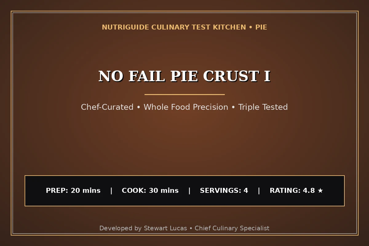 No Fail Pie Crust I