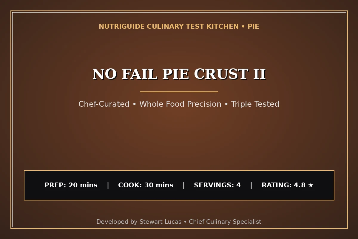 No Fail Pie Crust Ii