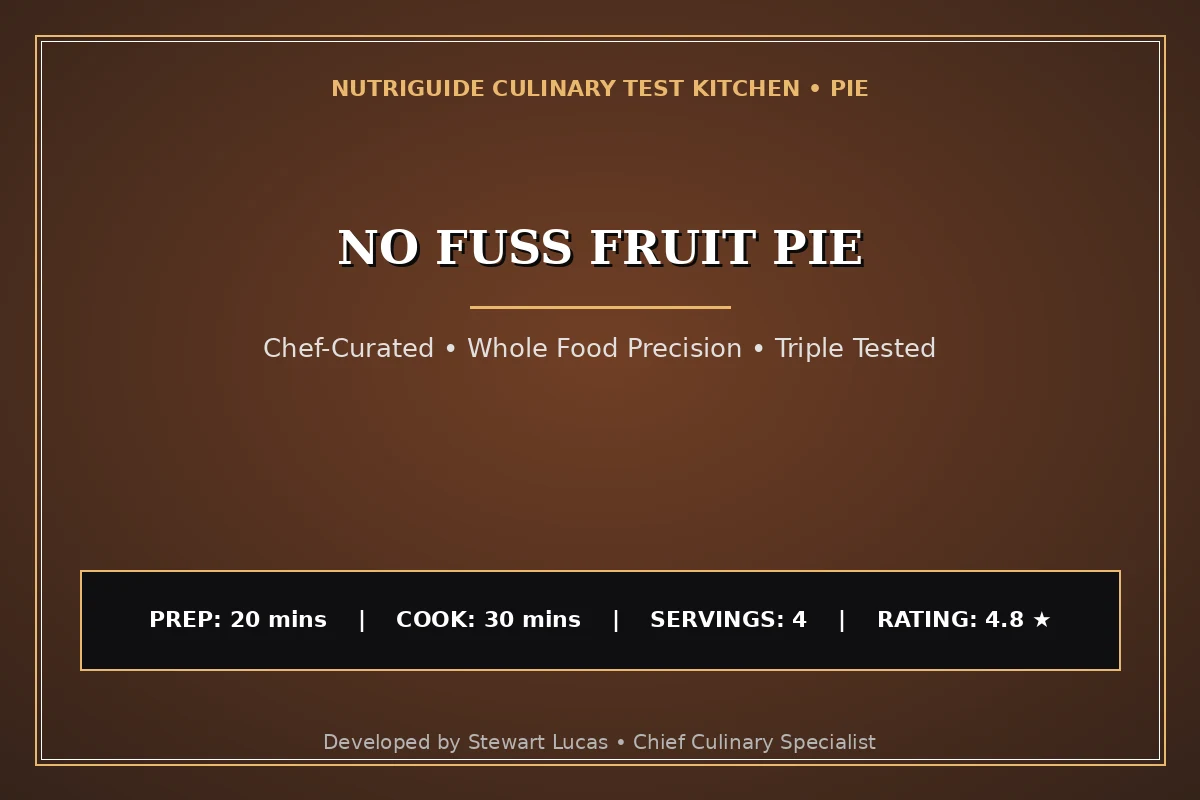 No Fuss Fruit Pie