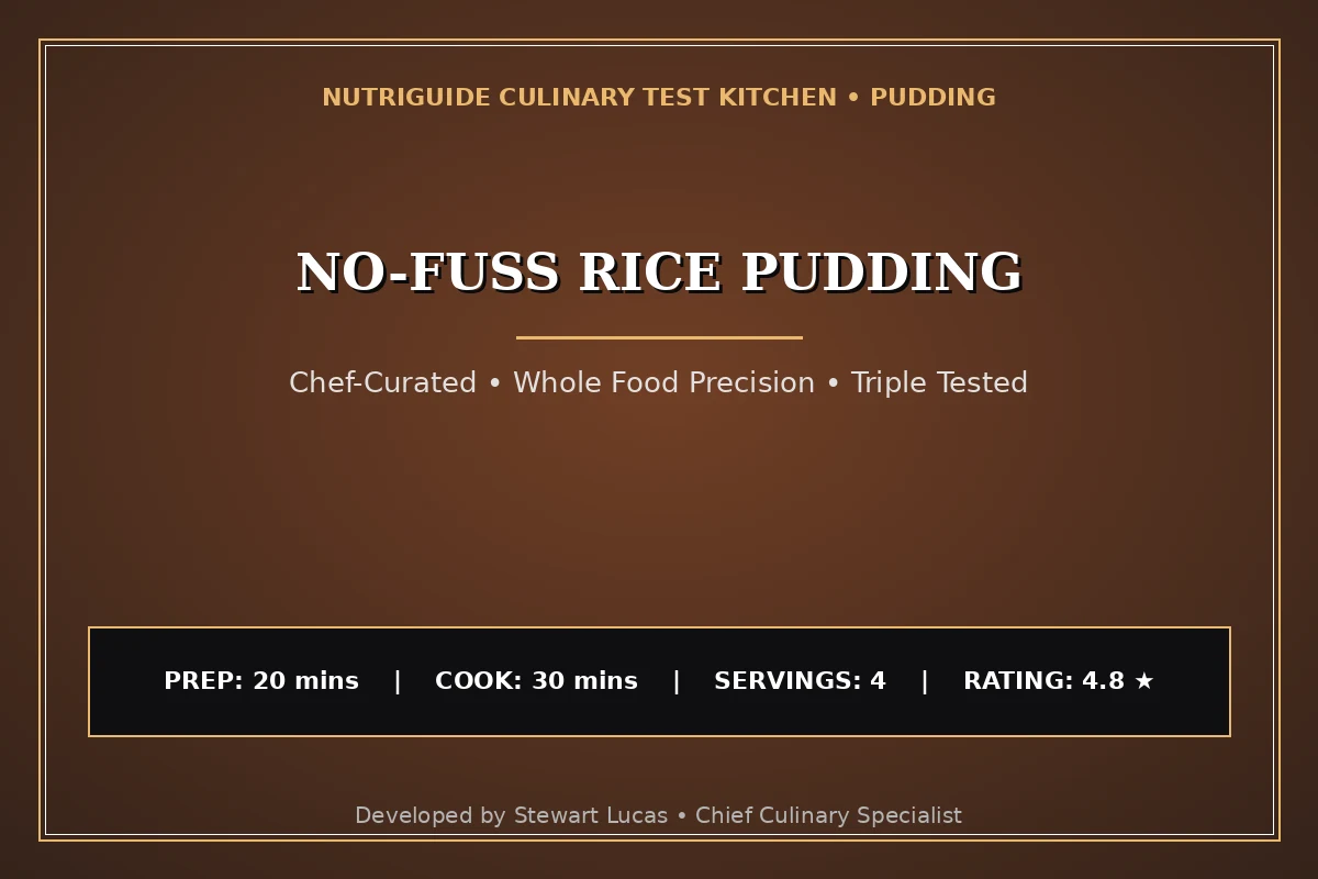 No-Fuss Rice Pudding