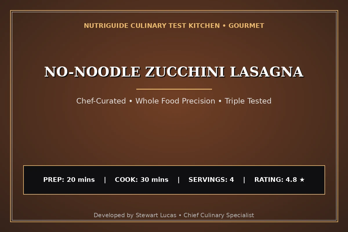 No-Noodle Zucchini Lasagna