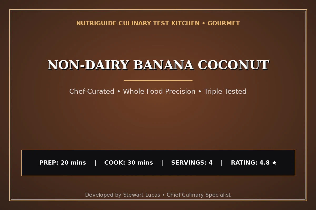 Non-Dairy Banana Coconut