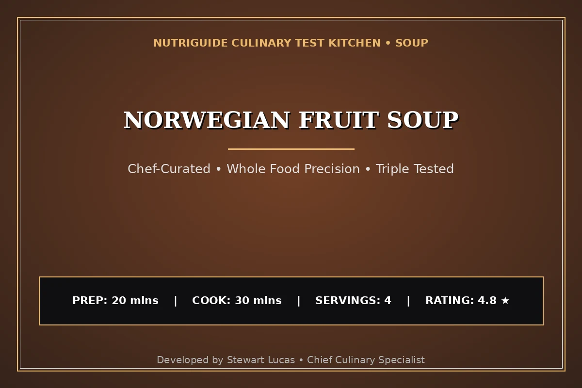 Norwegian Fruit Soup