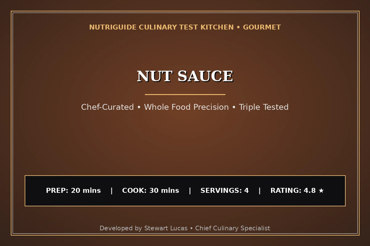 Nut Sauce