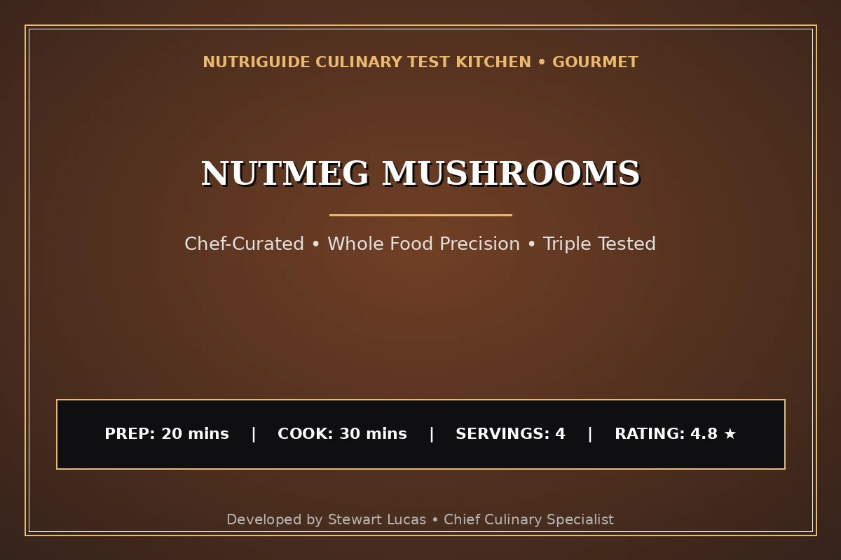 Nutmeg Mushrooms