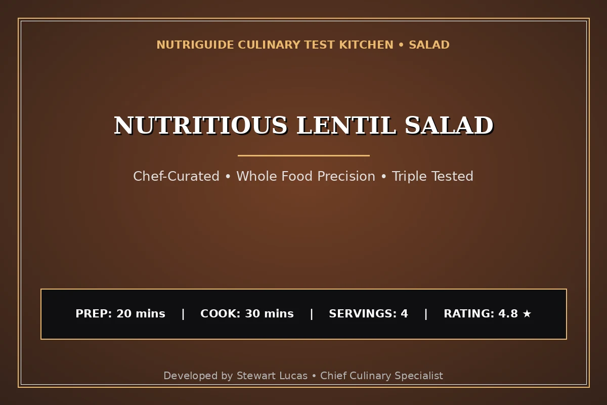 Nutritious Lentil Salad