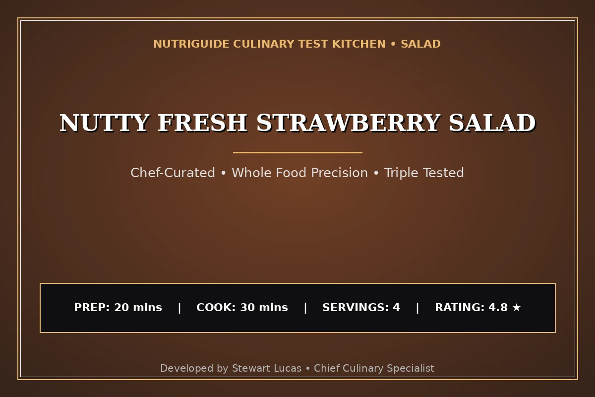 Nutty Fresh Strawberry Salad