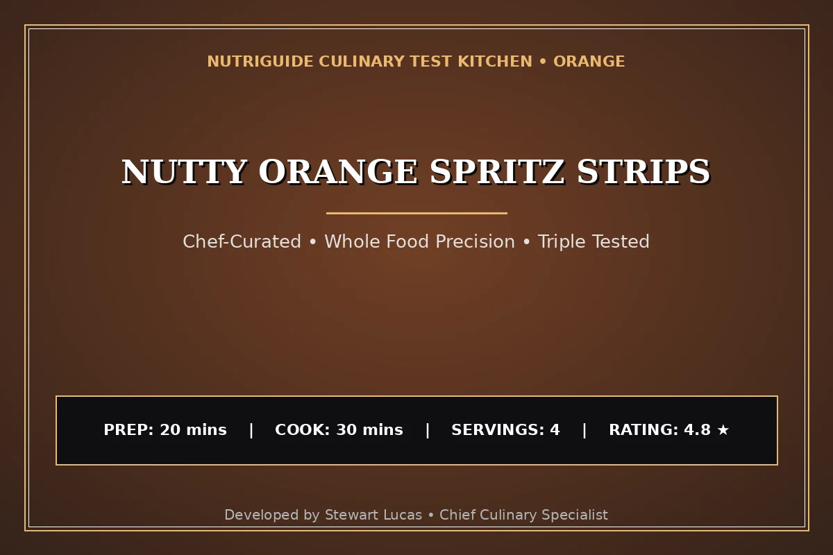 Nutty Orange Spritz Strips