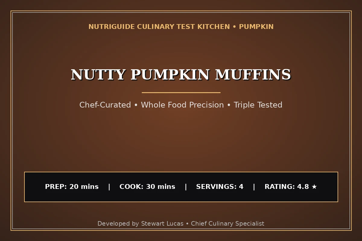 Nutty Pumpkin Muffins