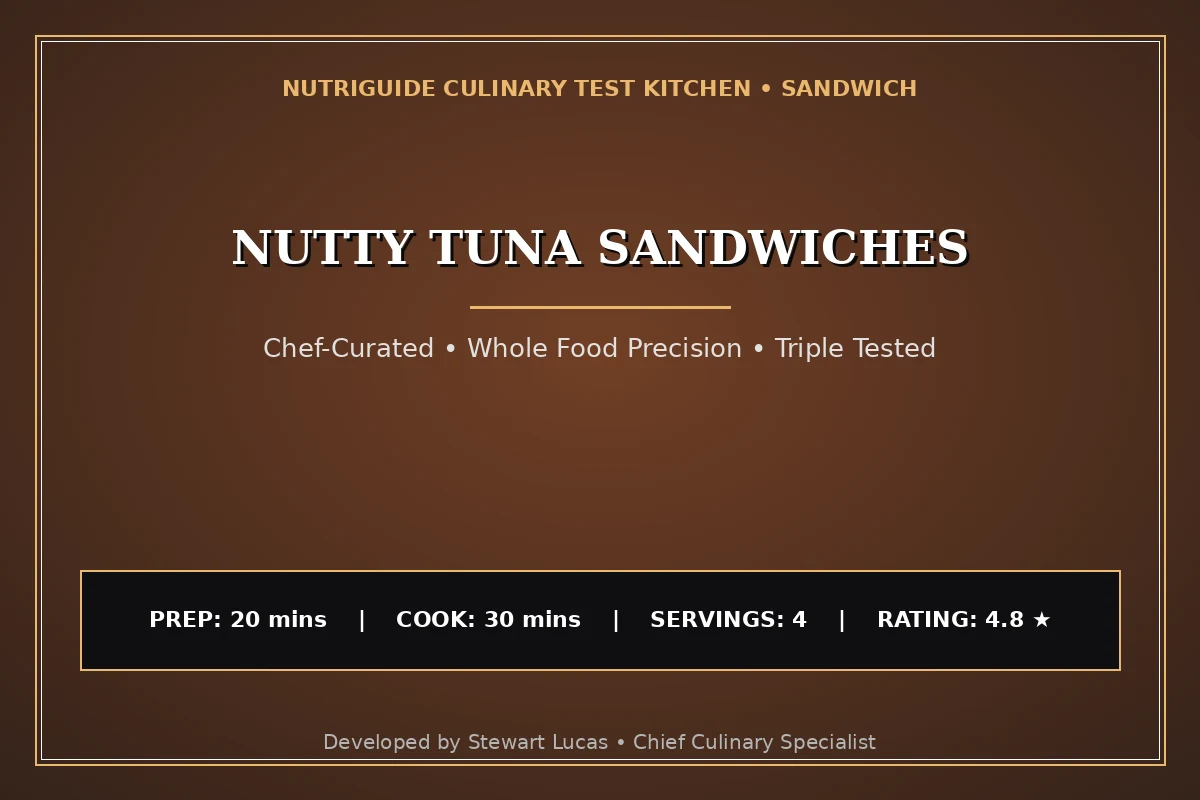 Nutty Tuna Sandwiches