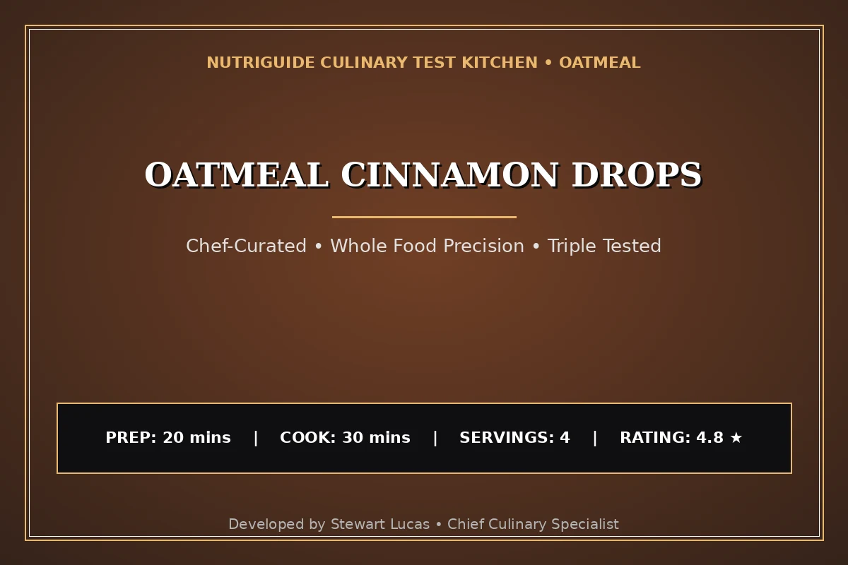 Oatmeal Cinnamon Drops
