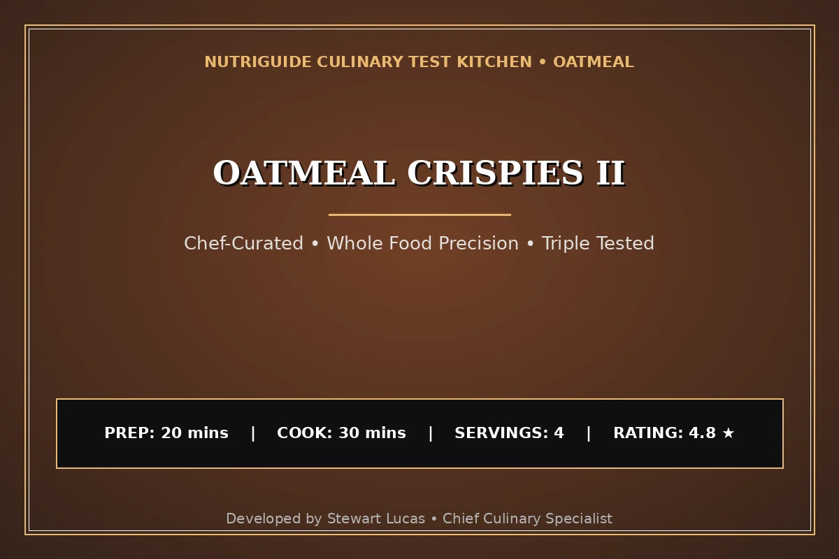 Oatmeal Crispies Ii