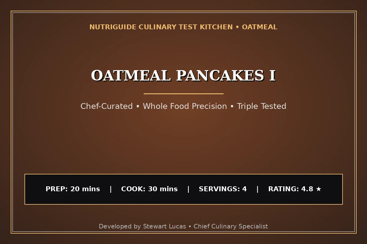Oatmeal Pancakes I