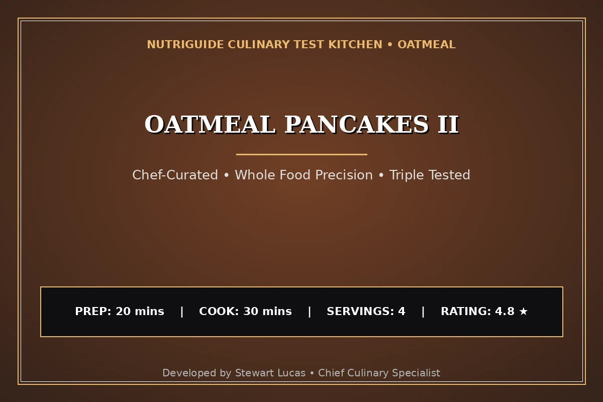 Oatmeal Pancakes Ii