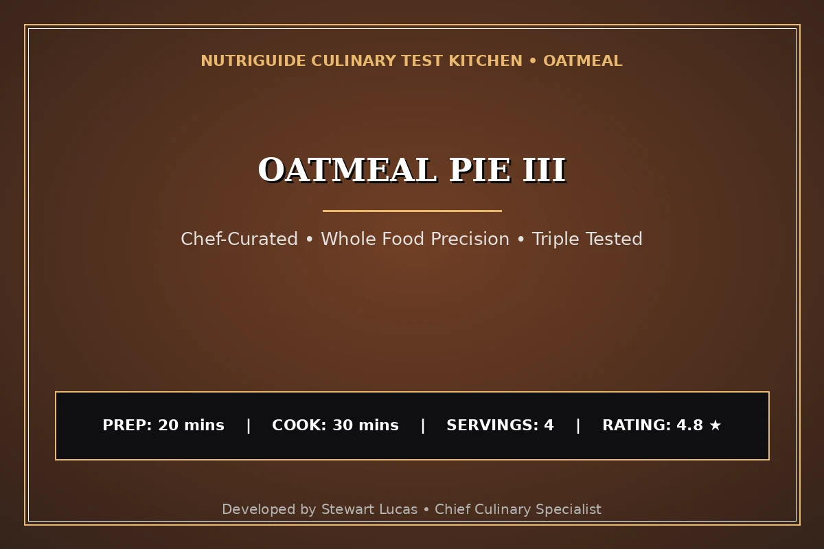 Oatmeal Pie Iii