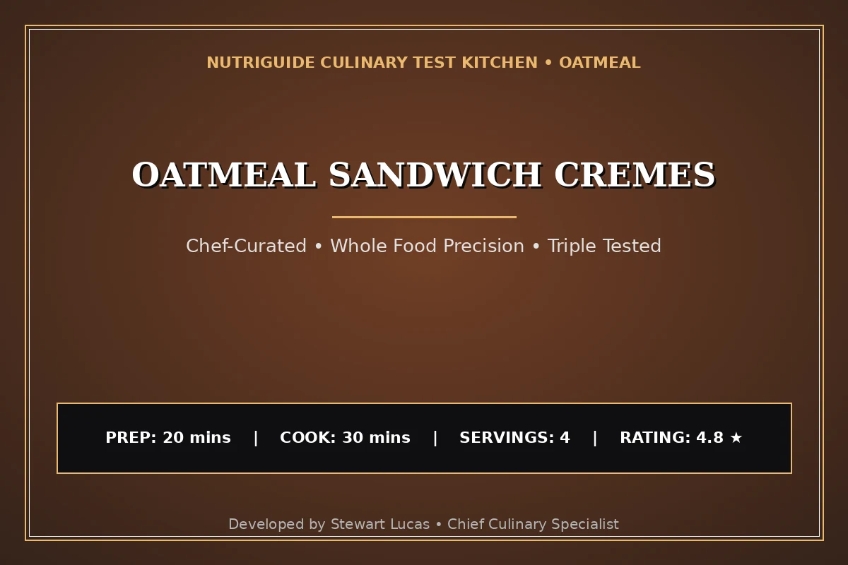 Oatmeal Sandwich Cremes