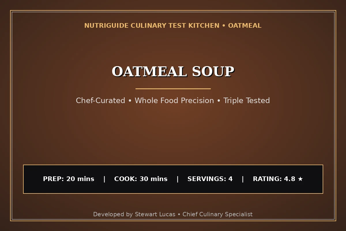 Oatmeal Soup