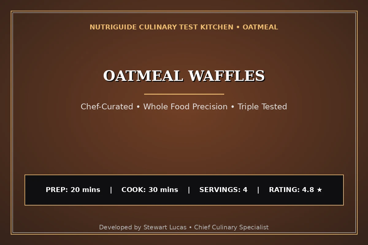 Oatmeal Waffles