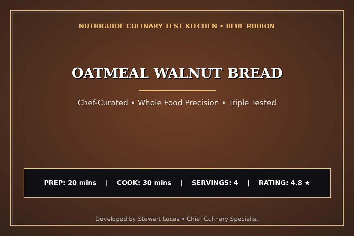 Oatmeal Walnut Bread