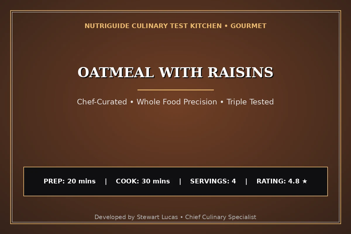 Oatmeal With Raisins