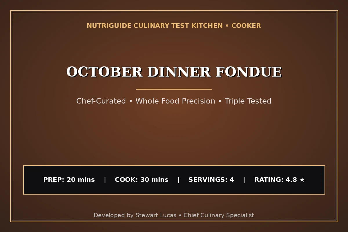 October Dinner Fondue