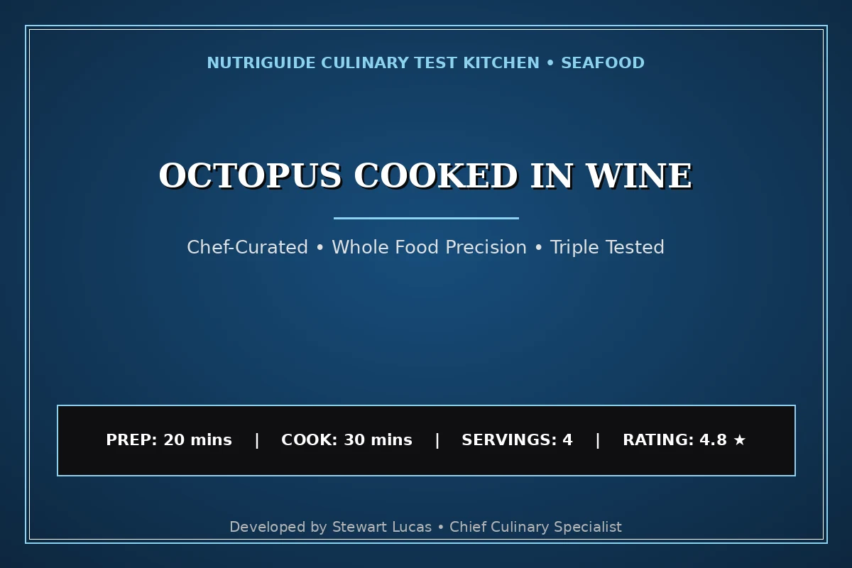 Octopus Cooked In Wine