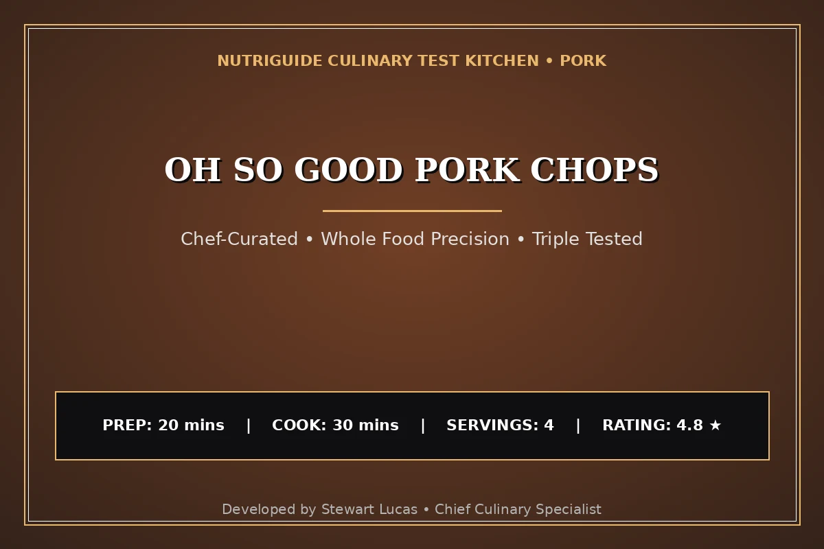 Oh So Good Pork Chops