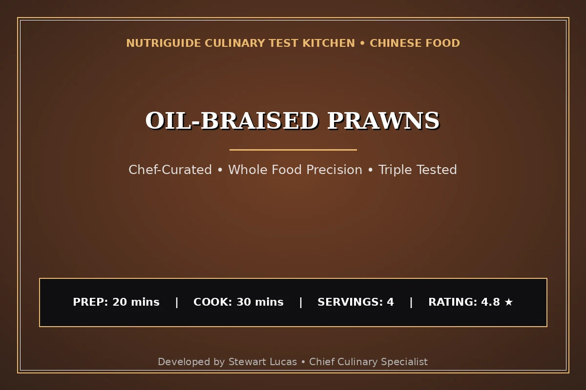Oil-Braised Prawns