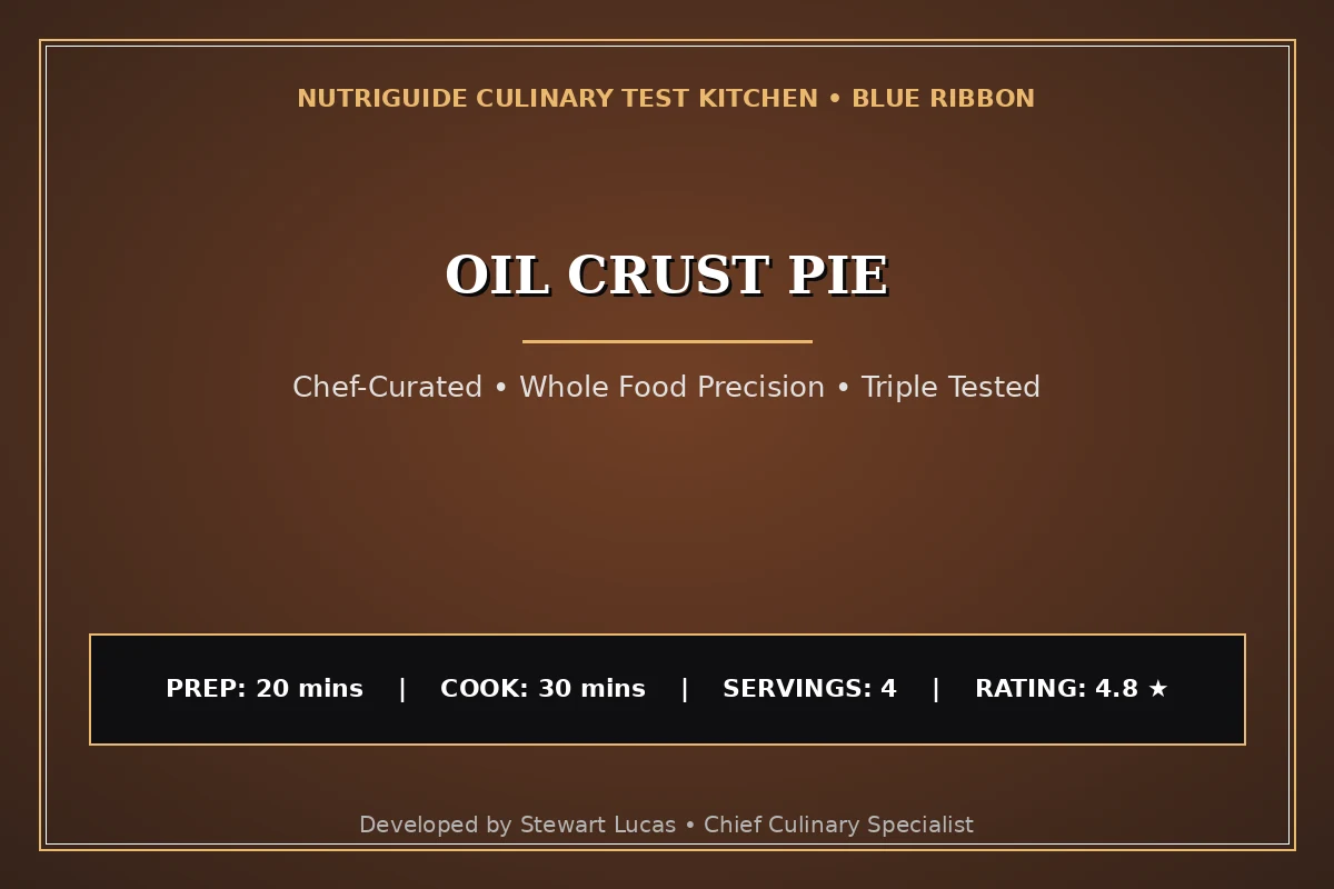 Oil Crust Pie