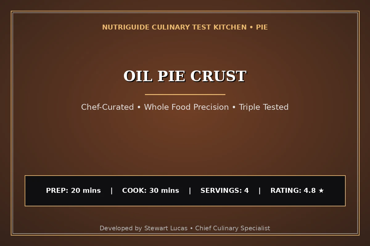 Oil Pie Crust