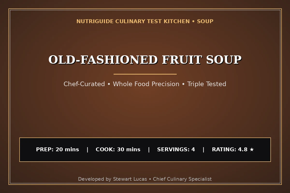 Old-Fashioned Fruit Soup