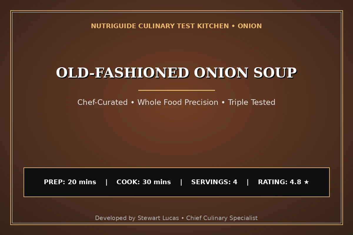 Old-Fashioned Onion Soup