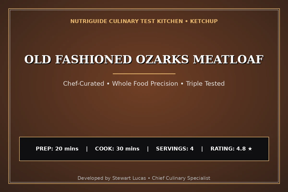 Old Fashioned Ozarks Meatloaf