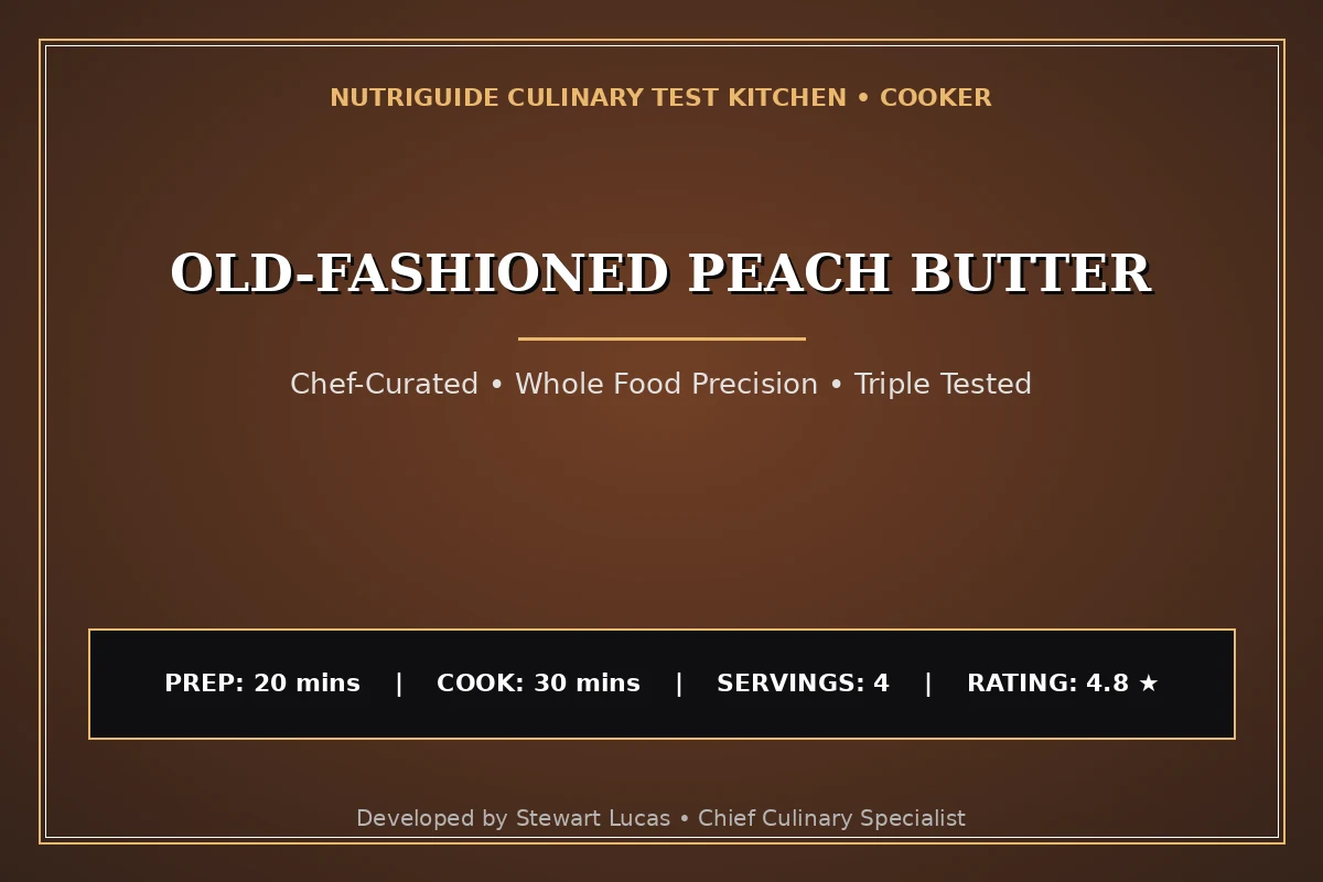 Old-Fashioned Peach Butter
