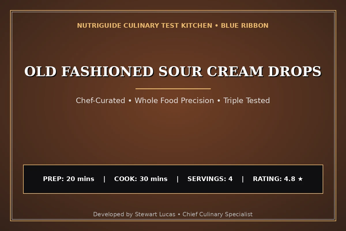 Old Fashioned Sour Cream Drops