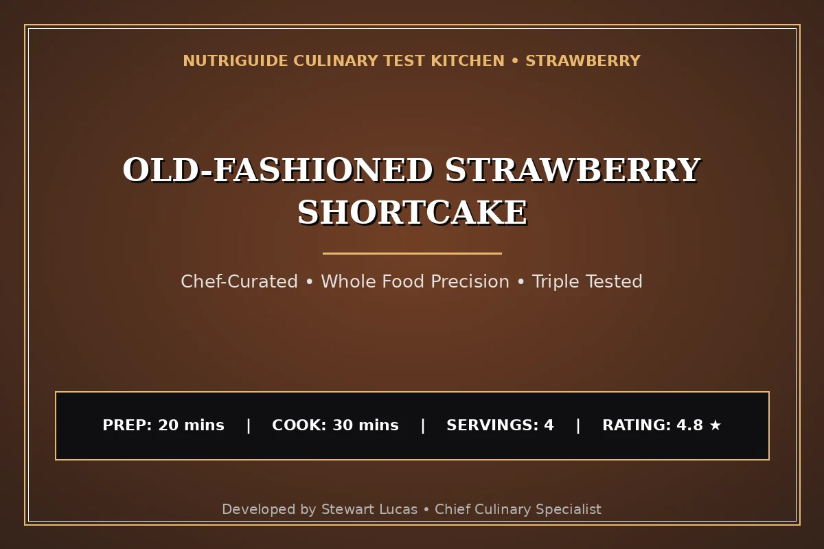Old-Fashioned Strawberry Shortcake