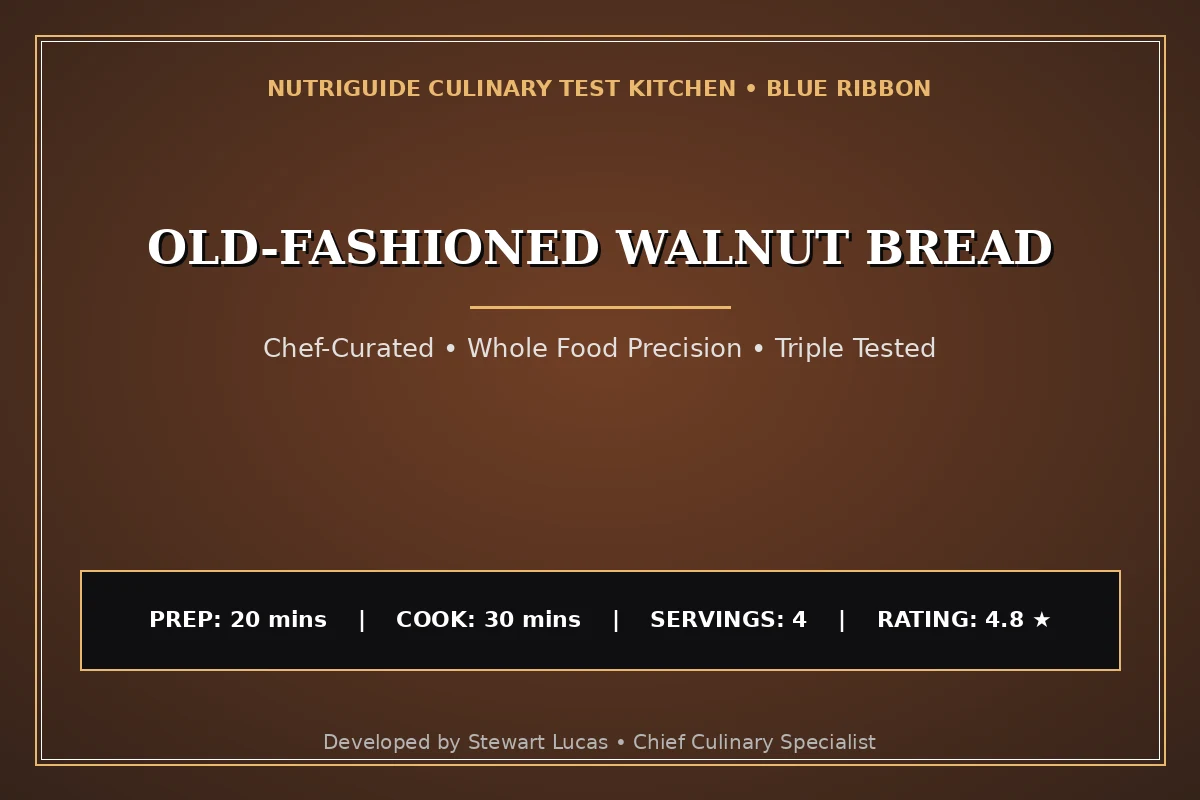 Old-Fashioned Walnut Bread