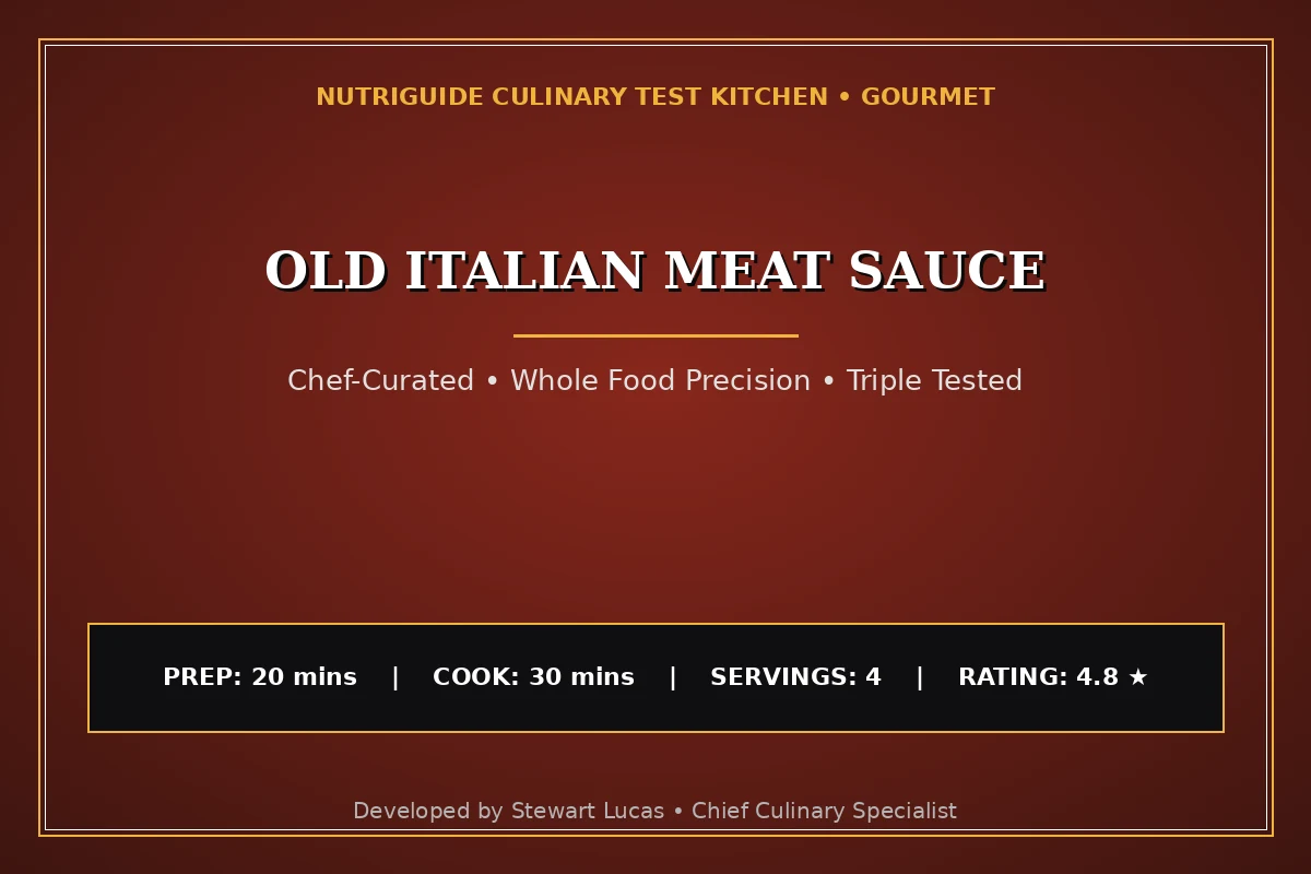 Old Italian Meat Sauce