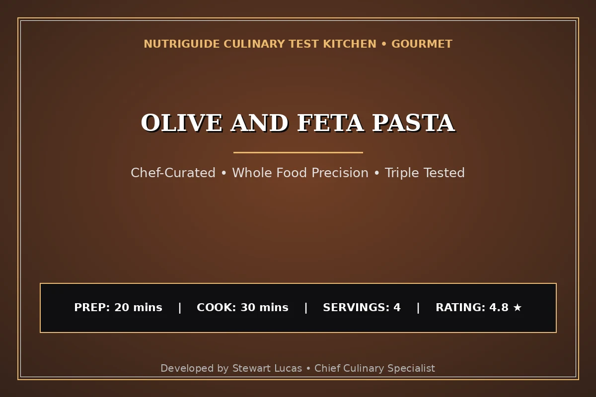 Olive And Feta Pasta
