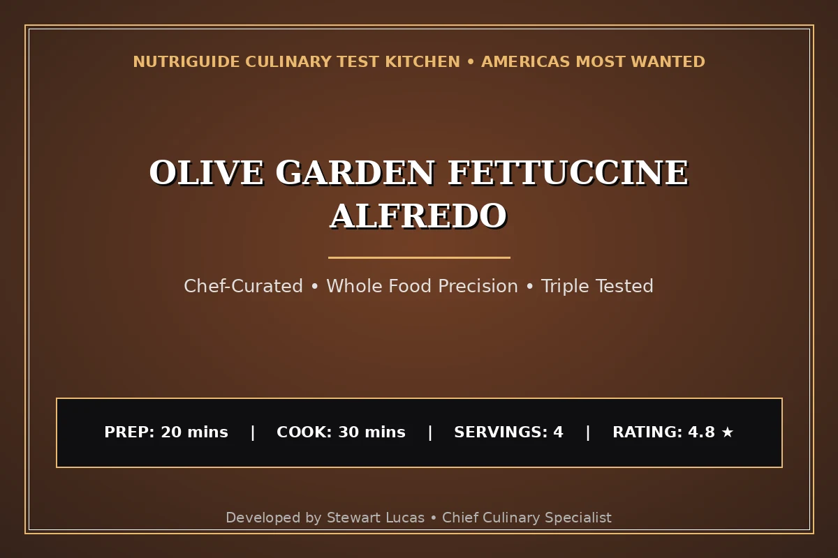 Olive Garden Fettuccine Alfredo