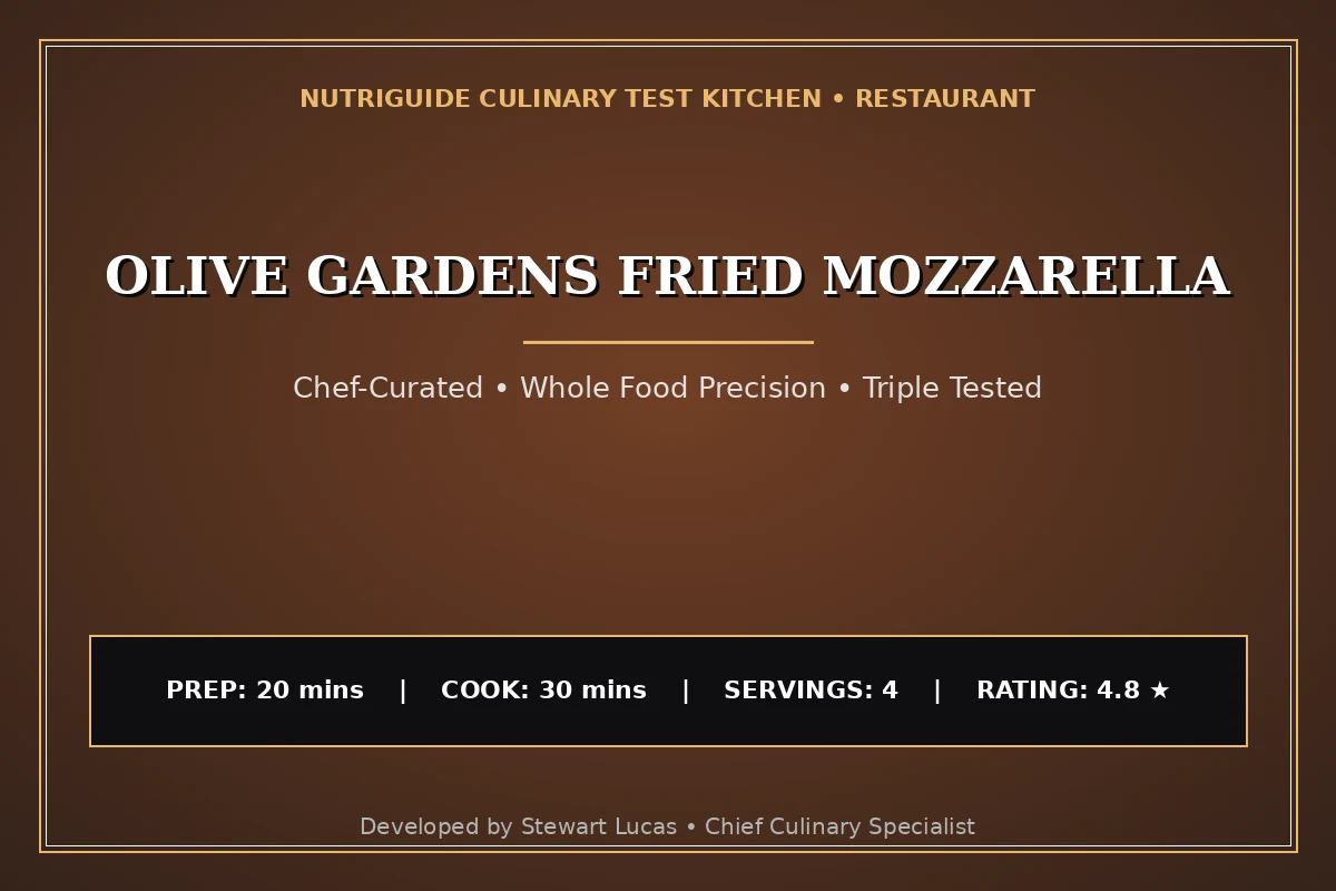 Olive Gardens Fried Mozzarella