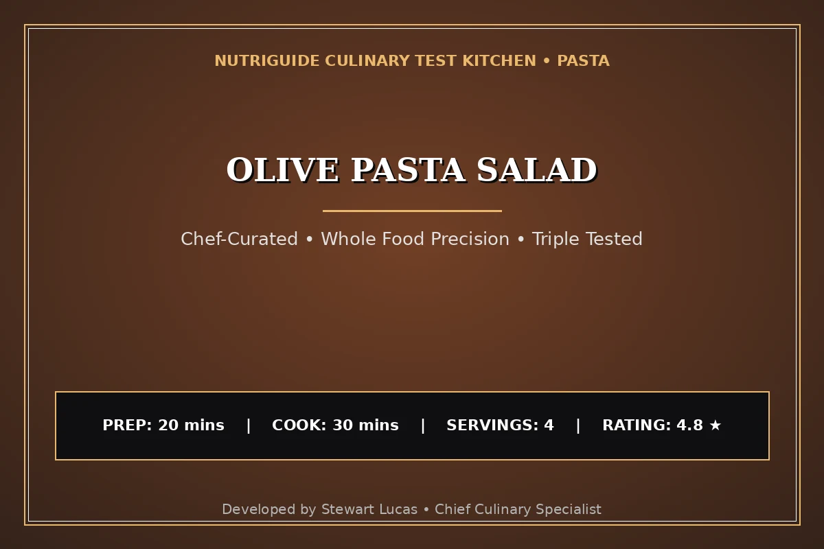 Olive Pasta Salad