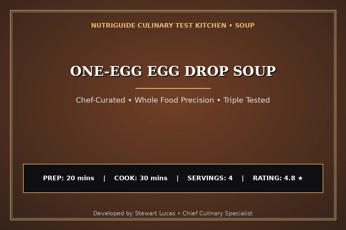 One-Egg Egg Drop Soup