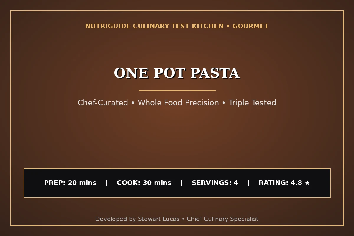 One Pot Pasta
