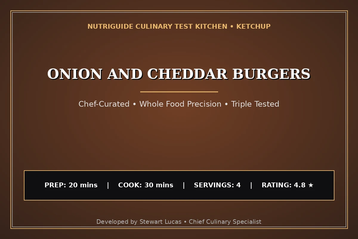 Onion And Cheddar Burgers