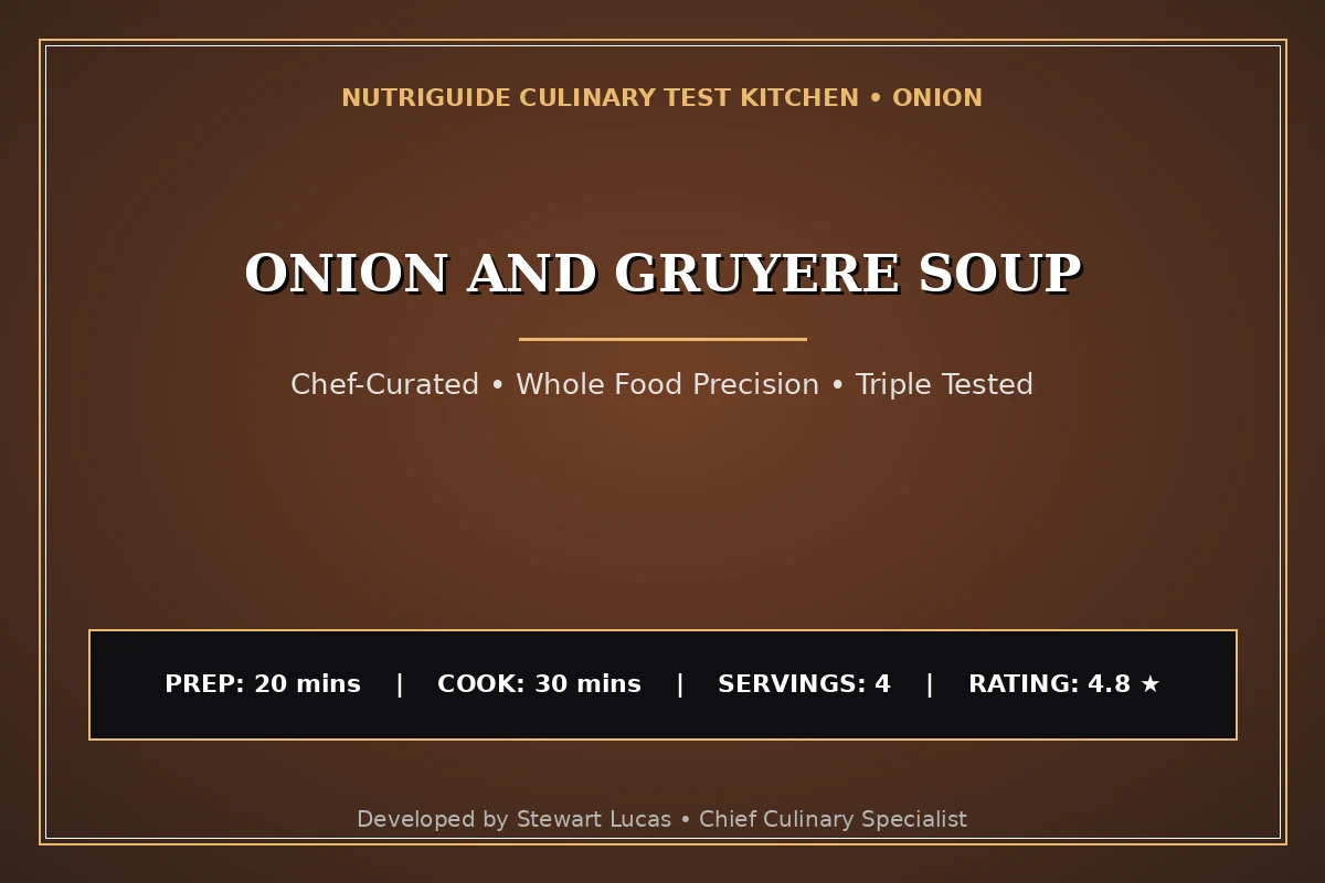 Onion And Gruyere Soup