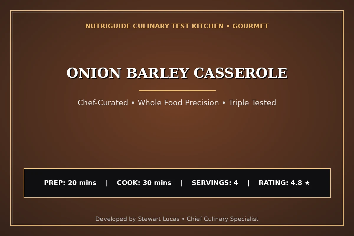 Onion Barley Casserole
