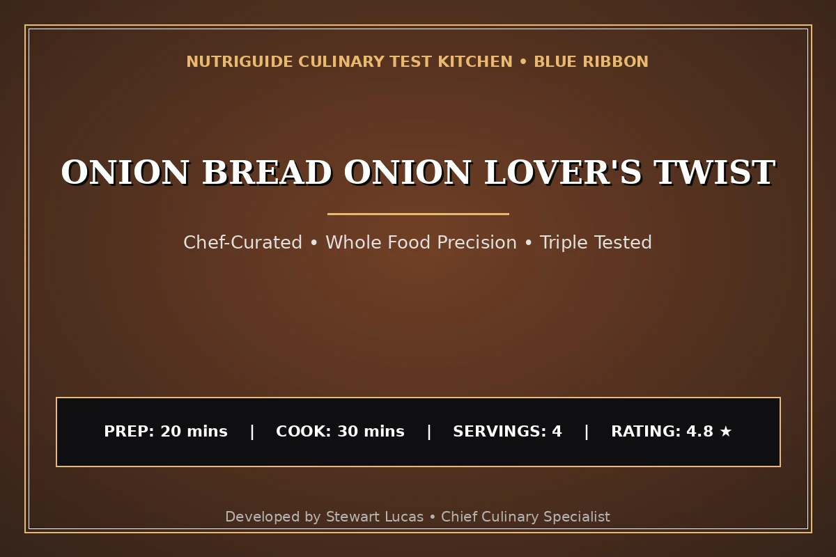 Onion Bread Onion Lover'S Twist