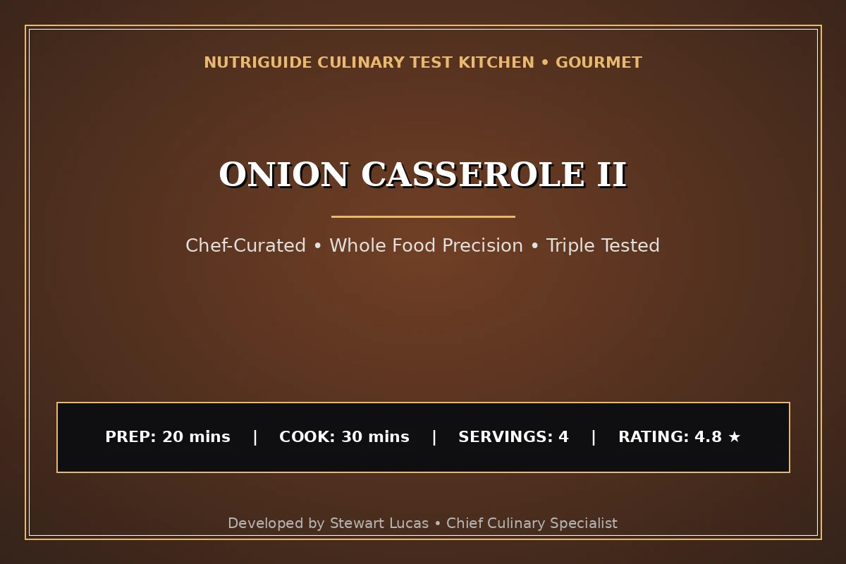 Onion Casserole Ii
