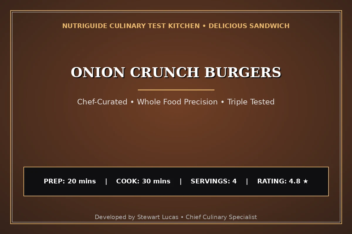 Onion Crunch Burgers
